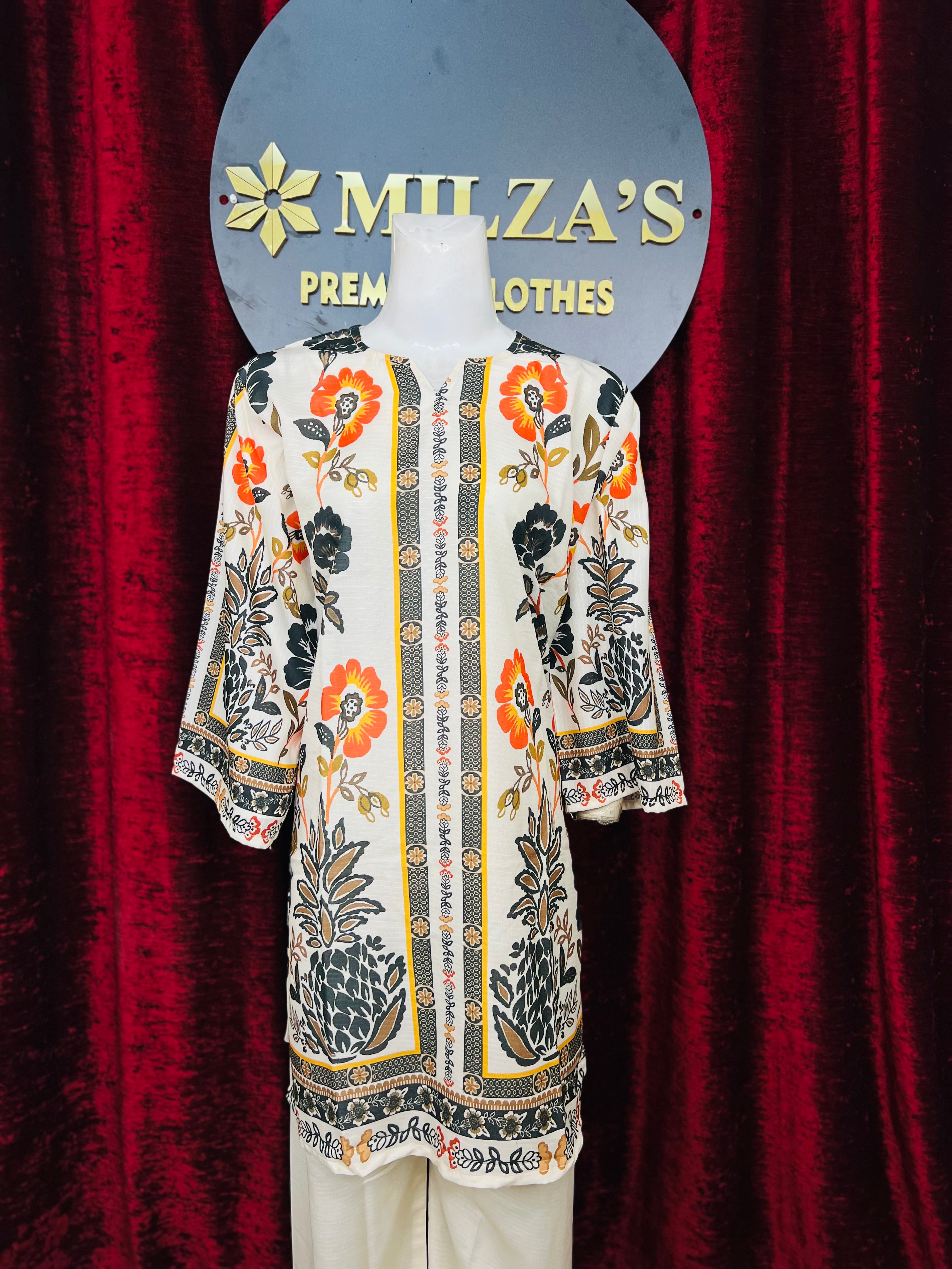 Floral Heritage Charm 2 Piece Suit