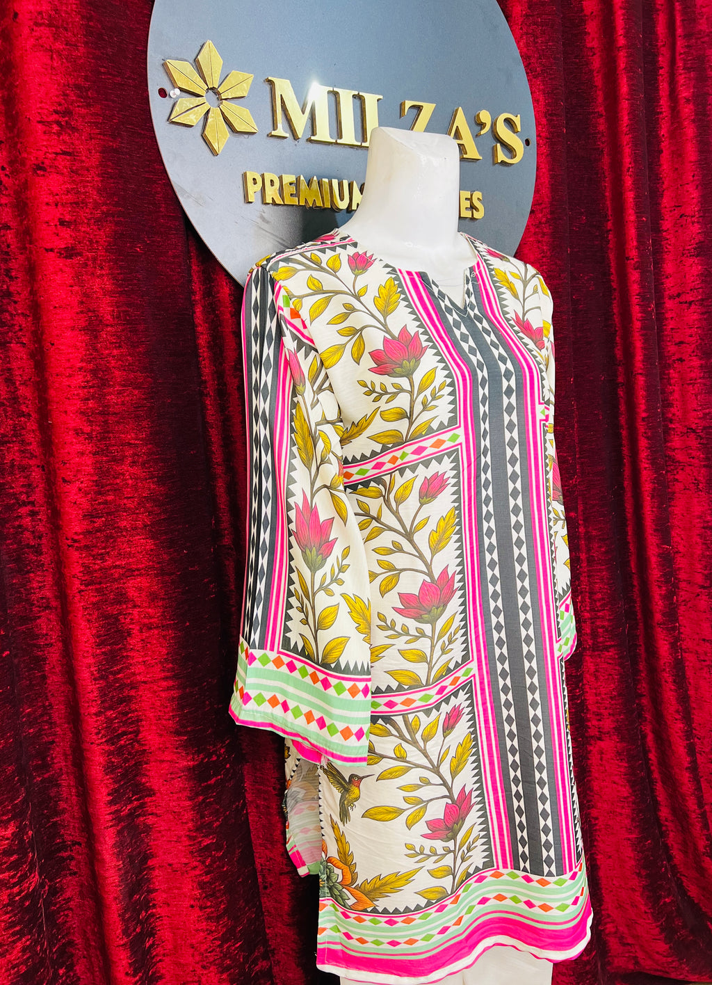 Floral Grace  2 Piece Suit