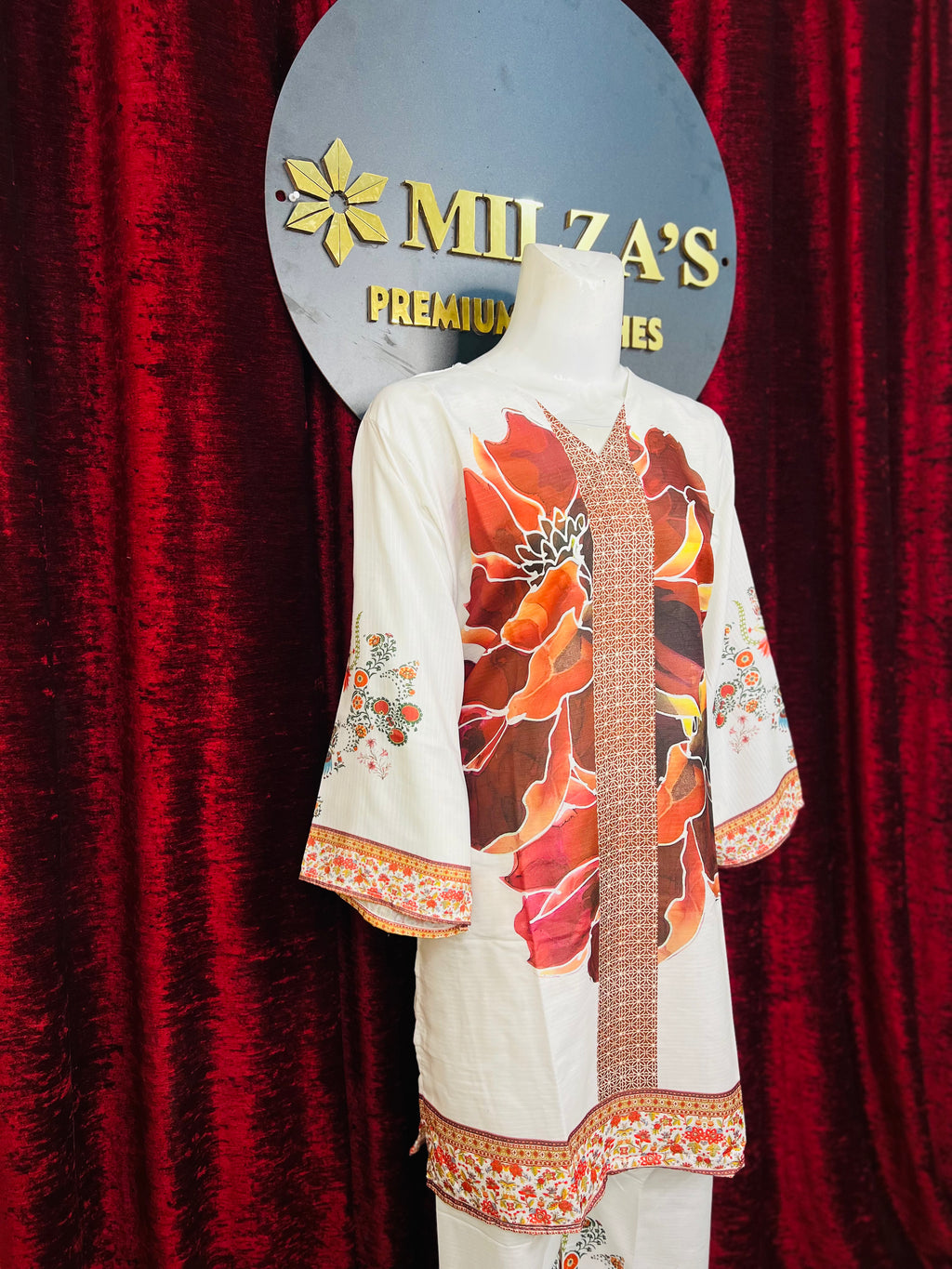 Autumn Bloom Elegance 2 Piece Suit