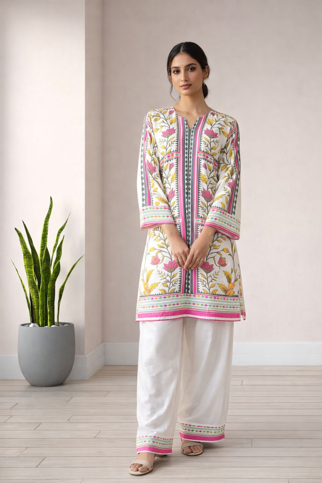 Floral Grace  2 Piece Suit